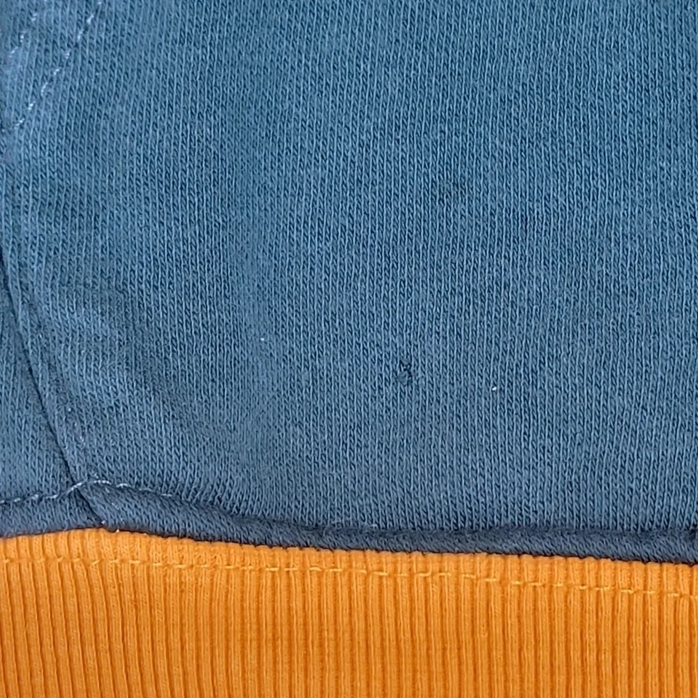 The North Face Men's Color Block Pullover Hoodie Green Blue Orange Size Small